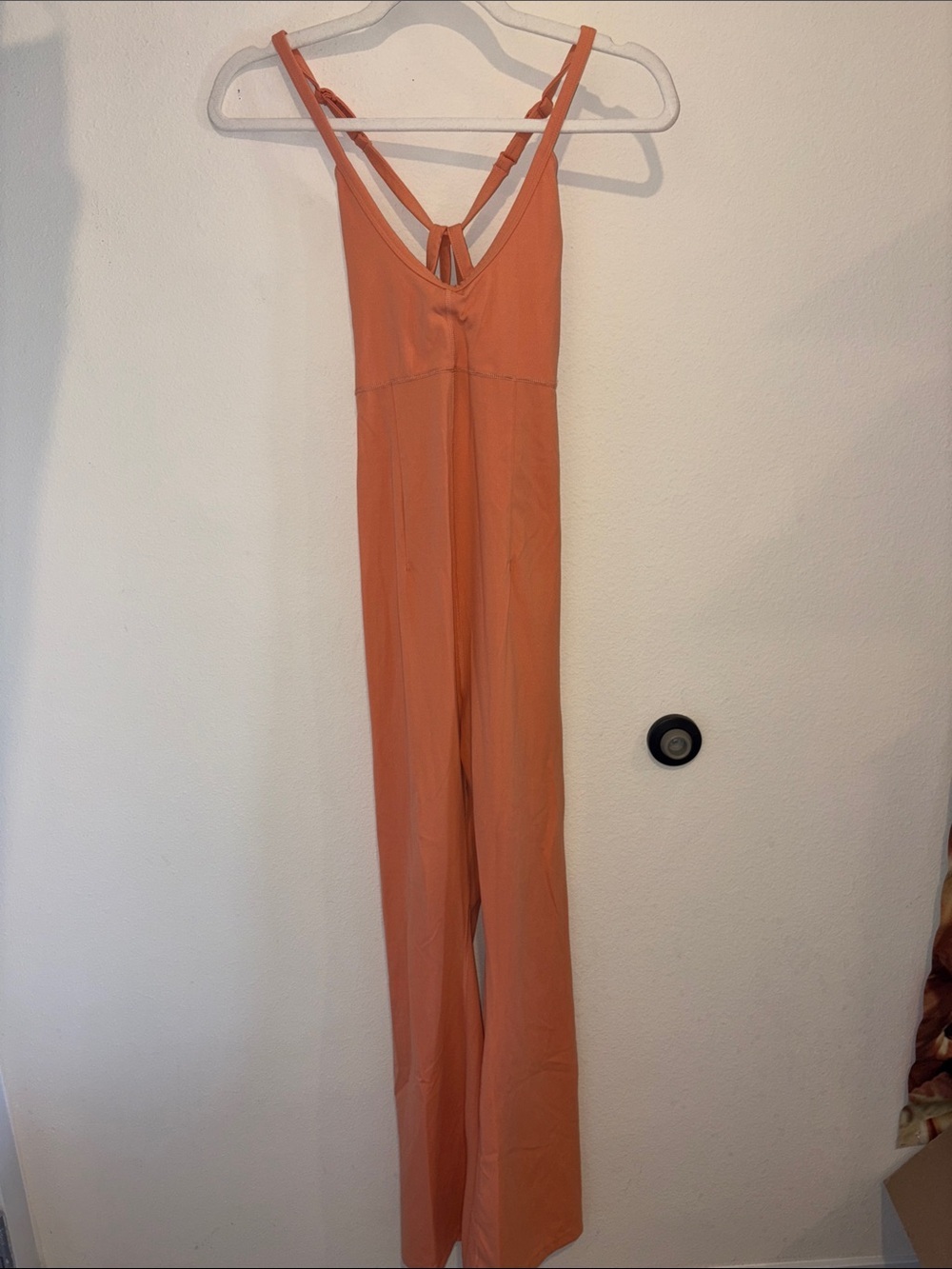 Orange Free People Flare leg Jumpsuit